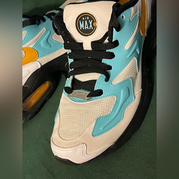Nike Air Max 2 Light Teal and White Sneakers - Picture 8 of 8